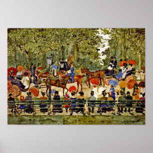 Póster Central Park, New York City de Maurice Prendergast
