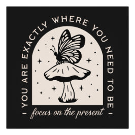 Póster Centrarse en las citas de actualidad