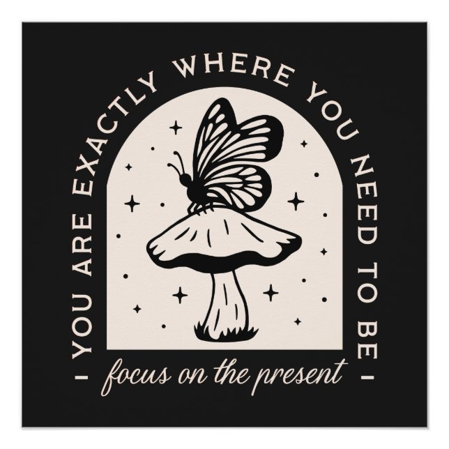 Póster Centrarse en las citas de actualidad (Anverso)