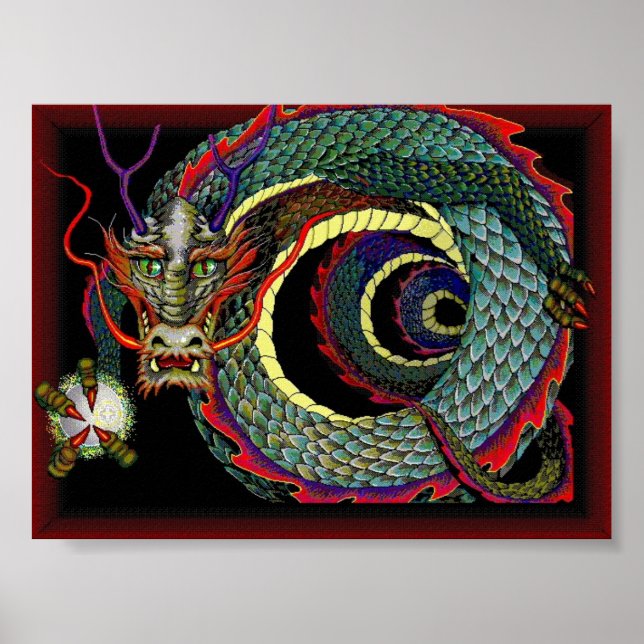 Póster Centro Comercial Dragon Luck (Frente)