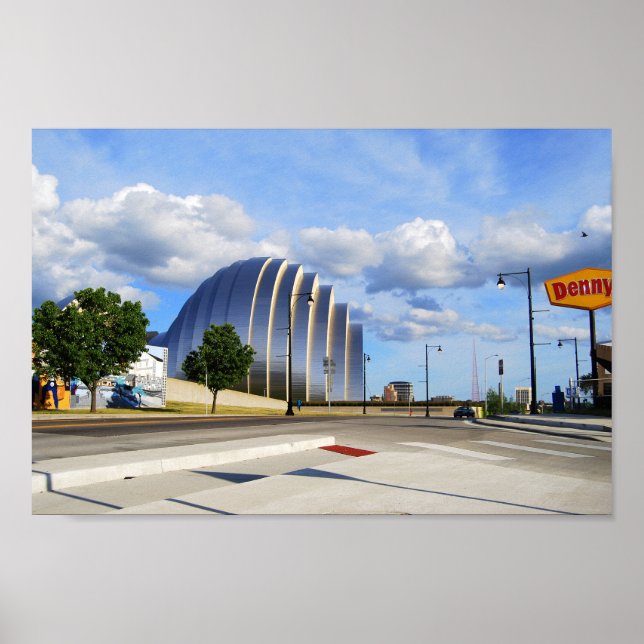 Póster Centro de Artes Escénicas de Kauffman (Frente)