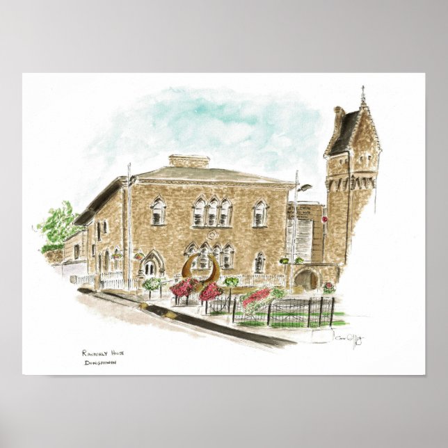 Póster Centro de Artes y Visitantes de Ranfurly House Dun (Frente)