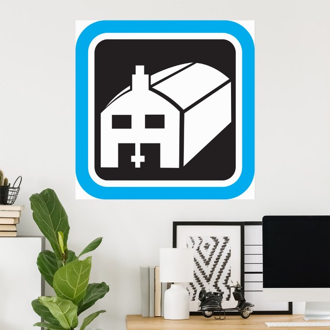 Póster Centro de atención médica Minimalista para íconos  (Subido por el creador)