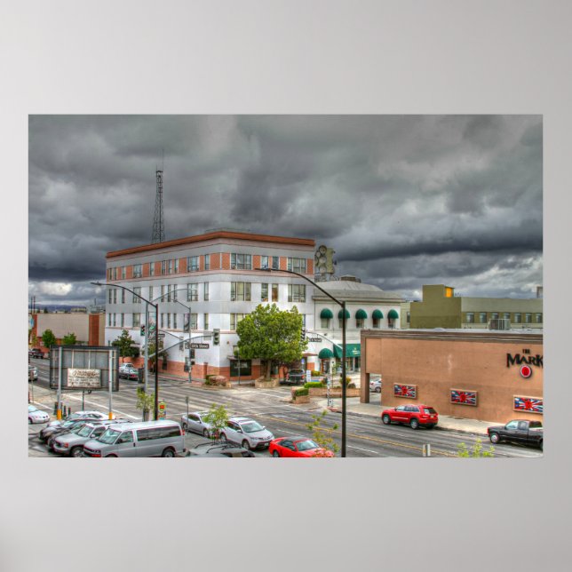 Póster Centro de Bakersfield (Frente)