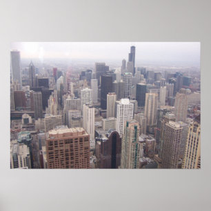 Póster Centro de Chicago