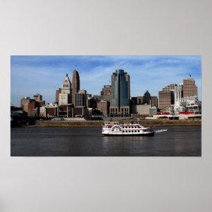 Póster Centro de Cincinnati