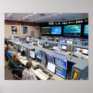 Póster Centro de Control de Misiones