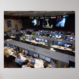 Póster Centro de Control de Misiones