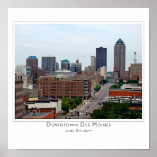Póster Centro de Des Moines