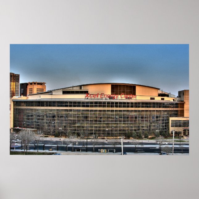 Póster Centro de Energía Xcel - Saint Paul, MN (Frente)