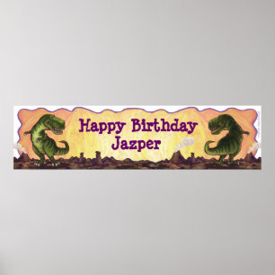 Póster Centro de Fiesta de Tyrannosaurus