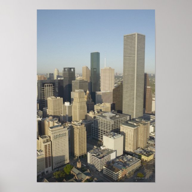 Póster Centro de Houston (Frente)