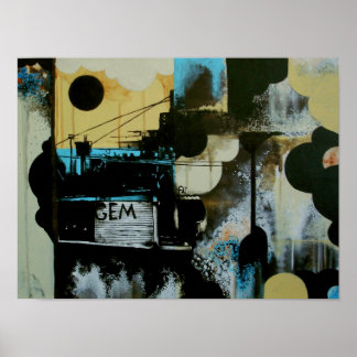 Póster Centro de la ciudad