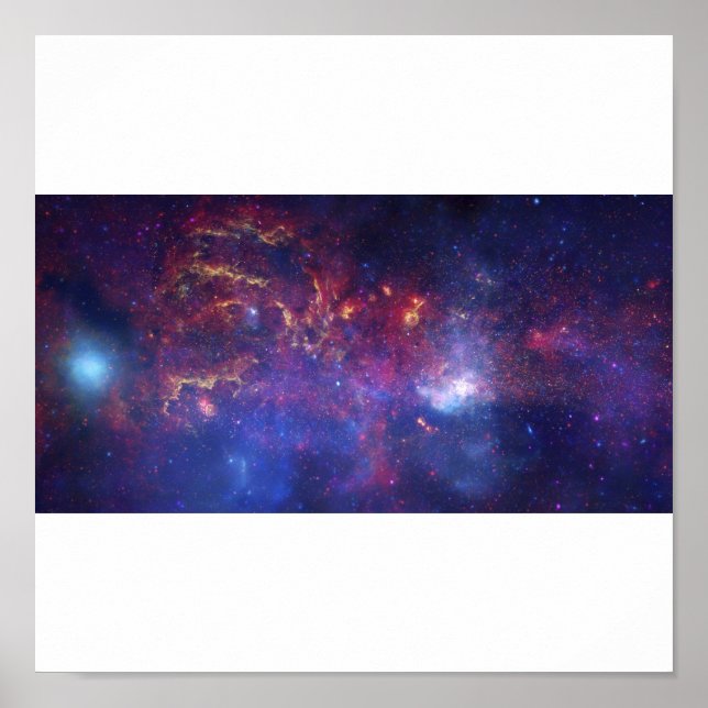 Póster Centro de la galaxia Vía Láctea (Frente)