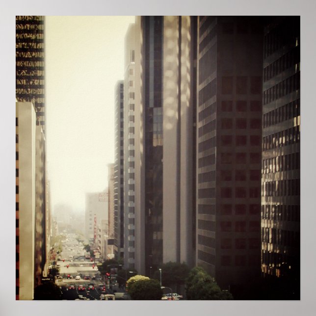 Póster Centro de Los Ángeles (Frente)