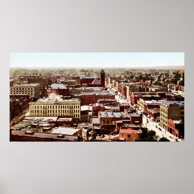 Póster Centro de Los Ángeles California (Frente)