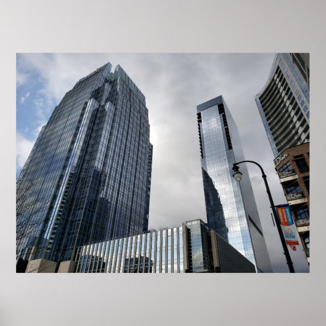 Póster Centro de Nashville, Tennessee (Frente)