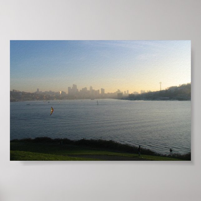 Póster Centro de Seattle (Frente)