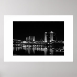 Póster Centro de Shreveport, los casinos de La Haya y fre