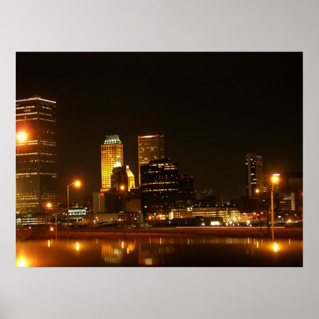 Póster Centro de Tulsa (Frente)
