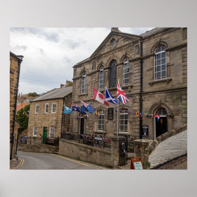 Póster Centro del Patrimonio de Staithes (Frente)