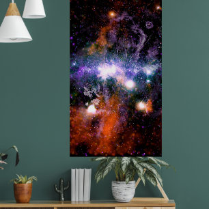 Póster Centro Galáctico de la Galaxia de la Vía Láctea Ra