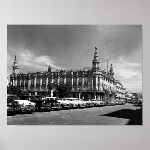 Póster Centro Gallego La Habana Cuba 1958