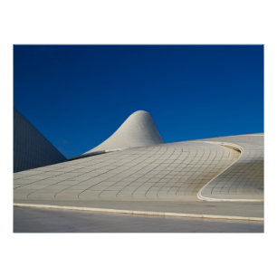 Póster Centro Heydar Aliyev en Bakú