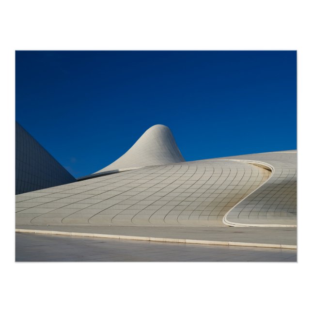 Póster Centro Heydar Aliyev en Bakú (Anverso)