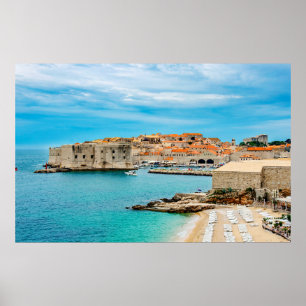 Póster Centro histórico de Dubrovnik