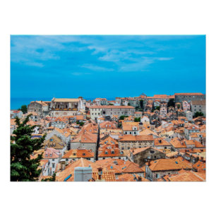 Póster Centro histórico de Dubrovnik
