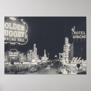 Póster Centro histórico de Las Vegas