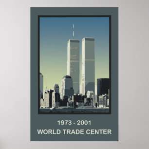 Póster Centro Mundial de Comercio de Nueva York