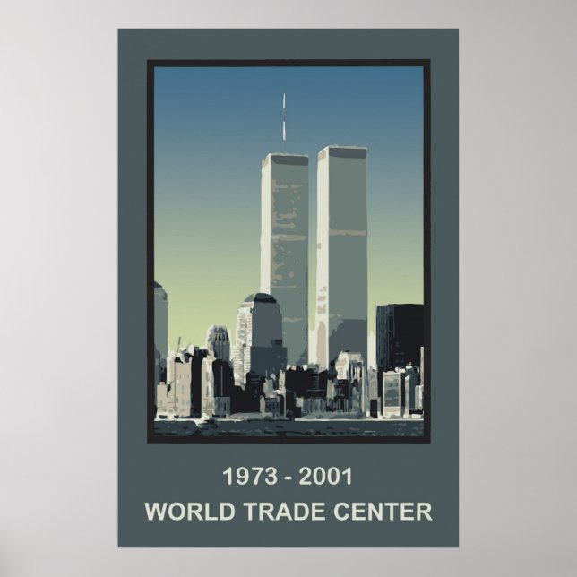 Póster Centro Mundial de Comercio de Nueva York (Frente)