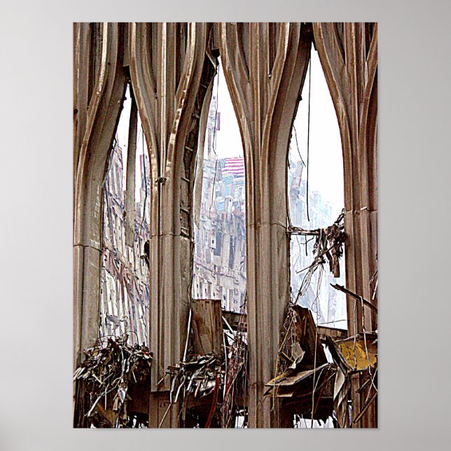 Póster Centro Mundial de Comercio de Nueva York 911 (Frente)