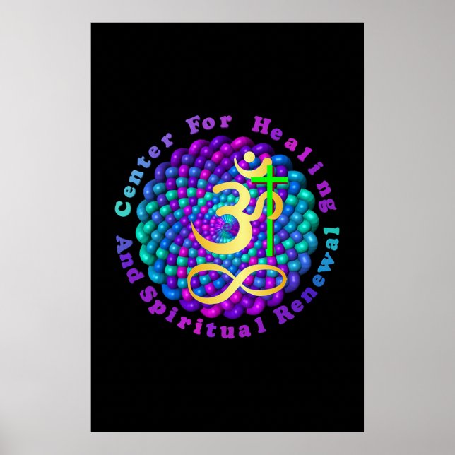 Póster Centro para la recuperación y renovación espiritua (Frente)