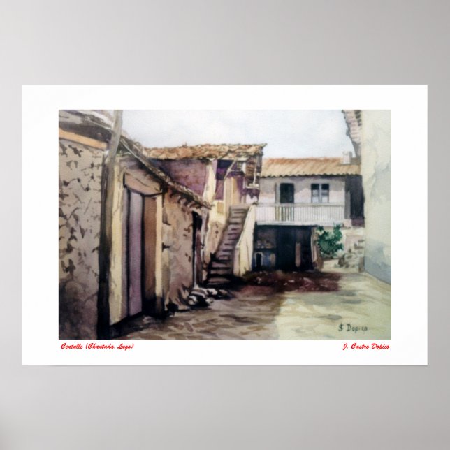 Póster Centulle (Chantada. Lugo) (Frente)