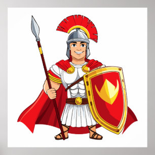 Póster centurión romano