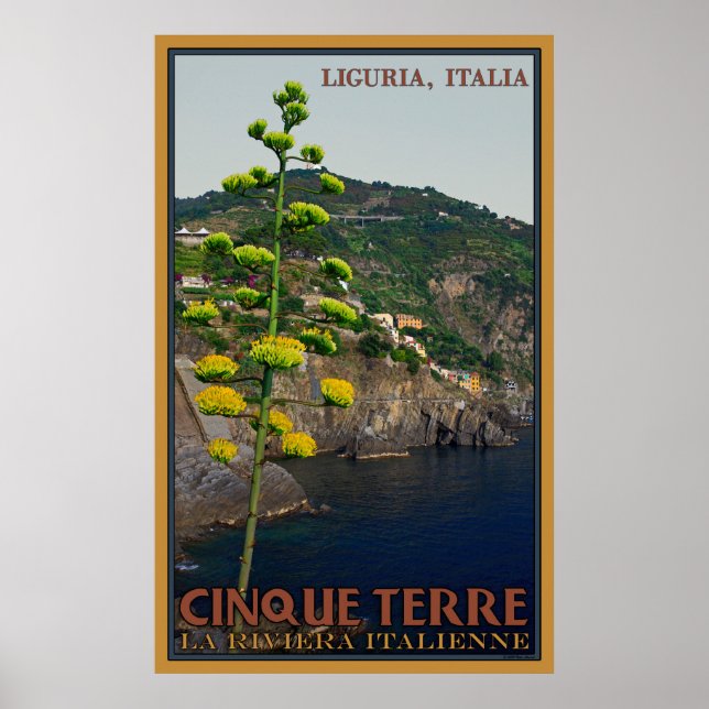 Póster Century Plant on the Lower Cinque Terre trail (Frente)