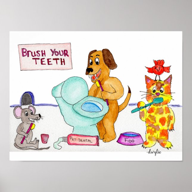 Póster Cepíllate Los Dientes (Frente)