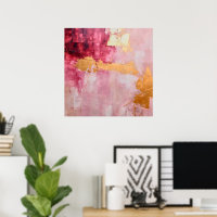 Cepillo artístico estalla oro y rosa