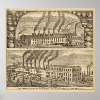 Póster Cerámica del valle de Ohio, hermanos Laughlin