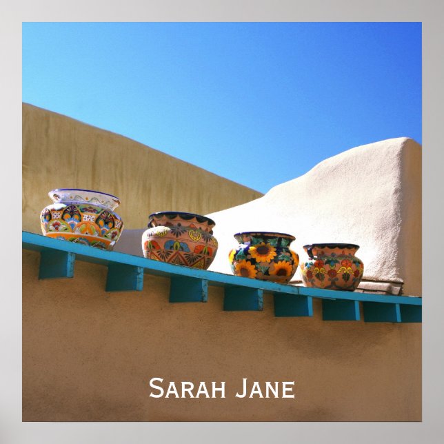 Póster Cerámica en Adobe Wall (Frente)