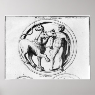 Póster Cerberus Tamed de Hércules