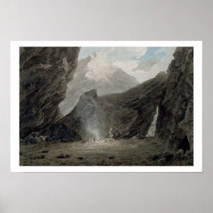 Póster Cerca de Chiavenna en los Grisones, c.1779 (c/c, n