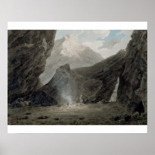 Póster Cerca de Chiavenna en los Grisones, c.1779 (c/c, n