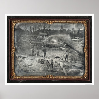 Póster Cerca de la ciudad de Nevada, 1852 por Joseph Blan