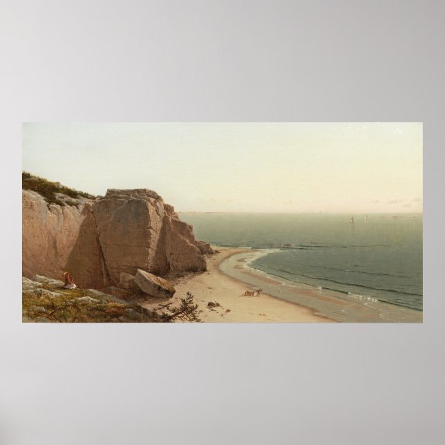 Póster Cerca de Manchester - Alfred T. Bricher Art Poster (Frente)