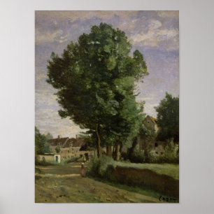 Póster Cercanías de un pueblo cerca de Beauvais, c.1850
