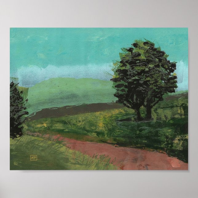 Póster Cercano al paisaje hogareño  (Frente)